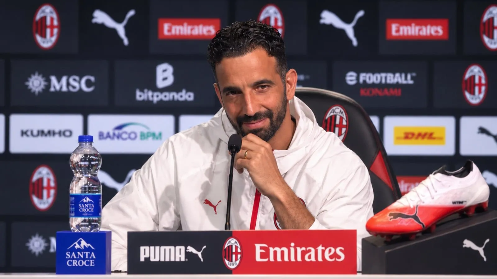 Konferencja prasowa przed meczem z Benficą: Amorim i Gonçalo Ramos w Milanello
